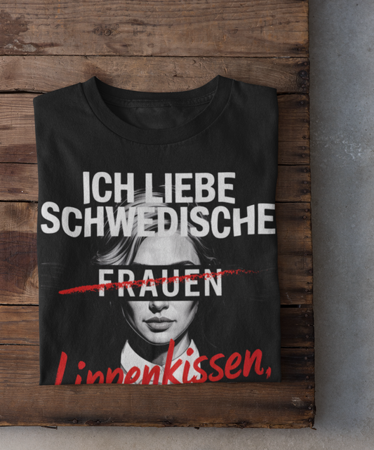 Slim fit Lippenkissen T-shirt