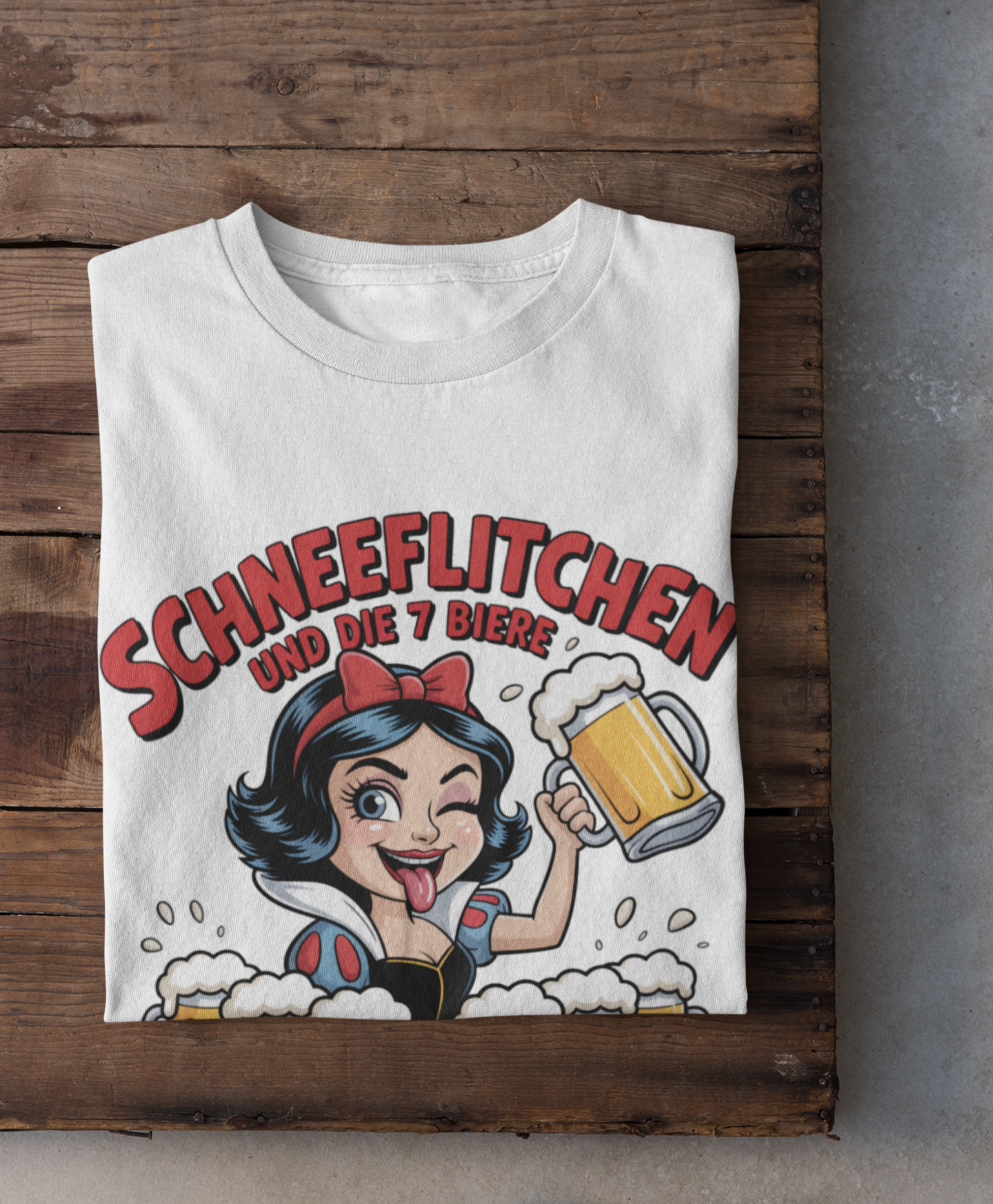 Slim fit Schneeflitchen T-Shirt