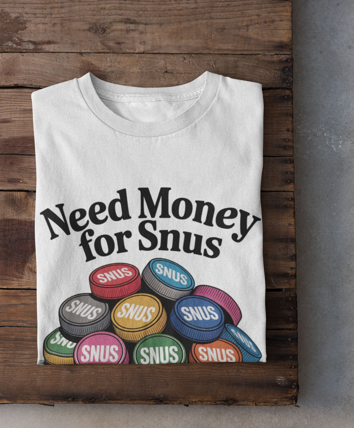 Slim fit Need Money T-shirt